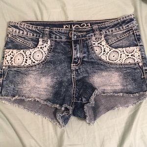 Jean shorts